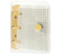 Alipis Creative Small Notebook with Pvc Cover and Three-ring Loose-leaf Binder, Convenient to Carry and Store, for School, Office, Or Personal Notes