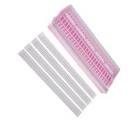 Alipis Cross Stitch Thread Organizer Plastic Floss Card Mini Needle Holder Lightweight Pink Accessory for Home Embroidery Tool Kit