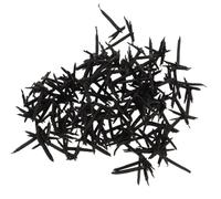 Alipis Crow Claws with Secure Attachment Realistic Black Plastic 100pcs Easy to Manipulate for Stuffed Animals and Crow Parts for Halloween Decoration and Presentations