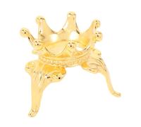 Alipis Crown Crystal Ball Display Stand Mini Alloy Pedestal Base for Crystal Spheres Large Size Holder for Home Office Décor Suitable for Ornaments and Jewelry