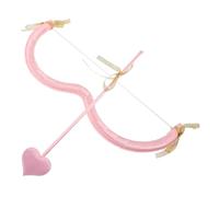 Alipis Cupid for Pink Cupid Costume Prop with Heart Tip Arrows and Bowknot Enhances Focus and Coordination Indoor Outdoor Play Valentines Day Angel Cosplay Accessories