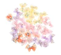Alipis Cute Bowknot Hair Clips Easy to Use Design and 40pcs with Soft Rounded Edges Mesh-size 6.50x4.50x0.80cm for Family Outings and Busy Mornings