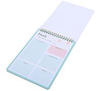 Alipis Daily Plan Pad for Management with Green Paper, Multifunctional Time Management Notepad to Help Remember Things, Simple and Stylish Design for Office, School, and Home Use