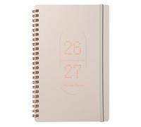 Alipis Daily Planner PU Hardcover Organizer for Work and School Weekly Schedule Notebook with Academic Calendar Portable To-do List Journal for Goal Setting and Management