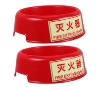 Alipis Dark Plastic Fire Extinguisher Stand Base Red Floor Mount Holder for Safety for Public Places and Vehicles Reliable Fire Safety Essential