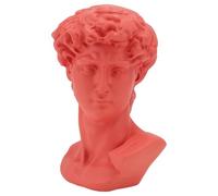 Alipis David Head Sculpture: 5.9" Classic Roman Bust Greek Mythology Sculpture - Resin Greek Statue of David for Craft Home Office Tabletop Decor