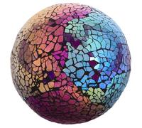 Alipis Decorative Balls for Bowls: 4 Inch Colorful Glass Mosaic Orbs Sphere - Decorative Glass Balls for Centerpiece Bowls Vases Fillers Dining Table Home Decoration
