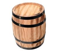 Alipis Decorative Beer Barrel Holder Wooden Red Wine Stand for Bar Home Restaurant Unique Decorative Piece