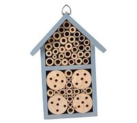 Alipis Decorative Wooden Bee House for Garden Colorful Insect Lodge Outdoor Hanging Habitat for Bees and Ladybugs Weather-Resistant