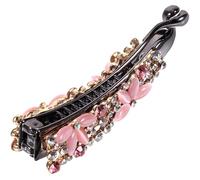 Alipis Delicate Accessory with to for Clip Hair Rhinestone Banana Women Strong Structure Alloy Material, Not Easy Break Birthday and for Dating
