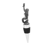 Alipis Delicate Mermaid Red Stopper Vacuum Bottle Seal Air Pump Opener Bottle Lid Preservation