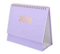 Alipis Desktop Calendar Compact Daily Planner with Habit Tracker Paper Flip Design for Office Workspace Organization and Annual Goal Setting