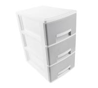 Alipis Desktop Organizer Box Plastic Drawer Storage for Office Home Compact Design for Easy Access Stylish Grey Desk Storage Unit for Files and Miscellaneous Items