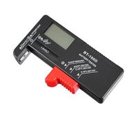 Alipis Digital Battery Tester Bt-168D General Volt Checker for AA AAA Size Batteries 9V Button Cell Digital Display for Household Electronics