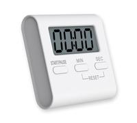 Alipis Digital Kitchen Timer with Loud Alarm and Count down Function, Plastic Material, Max Time 99 Minutes 59 Seconds, for Cooking and Study Hour with Lcd Display