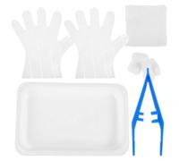 Alipis Disposable Wound Care Kit Disposable Wound Dressing Set Pp Cotton White Nonstick Single-use Home Use Businesses and Schools