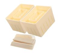 Alipis DIY Tofu Mold Box for Homemade Soybean Curd Manual Tofu Pressing Tool and Fresh Cheese Making Reusable Kitchen Mold for Vegan Bean Curd Makers