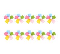 Alipis Dog Hair Clips to Keep Hair in Shape 10pcs Small Pet Hairpins Lightweight Polyester Adorable Pet Hairpins with Design for Daily Life and Big Events