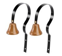 Alipis Dog Training Bell Simple Installation Metal for 2pcs in Door Wall Mounted Design, and Auditory Cues, for Potty Training Dogs and Cats Retail Stores or Businesses