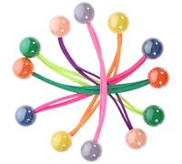 Alipis Double Ball Hair Ties 12Pcs Assorted Candy Colours Elastic Ponytail Hair Accessories for Women and Practical Firm Hold