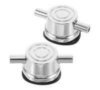 Alipis Double-Sided Metal Drum Lugs 2Pcs Round Flange Replacement for Snare and Tom Drums Designed for Studio and Live Music Use