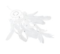 Alipis Dream Catcher Spider Web White Macrame Home Decor Bohemian Bedroom Decor Boys and Girls Accessory Dream Network Pendant Ornaments