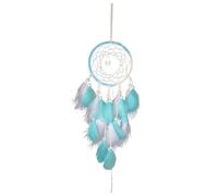Alipis Dreamcatcher Fairy Lights Handmade Sky-Blue Decorative Dream Catcher for Bedroom Window and Balcony Unique Lighted Design to Enhance Your Space and Keep Bad Dreams Away