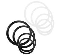 Alipis Drum Mute Pads Sound Dampening Rings PC Film Drum Head Mute Practice Sound Reduction Accessories for Musicians of Levels