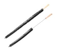 Alipis Dryer Vent Cleaner Brush Set and Soft Bristles with Long Handle 2pcs for Multi-functional Cleaning Plastic and Wood Material of Inner Walls and Washing Machine Drums