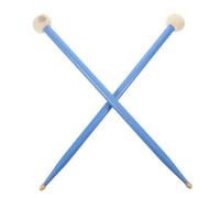 Alipis Dual-head Maple Drumsticks with Soft Felt Head Versatile Percussion Mallets for Timpani Bass Drum Snare Compatible with Marimba and Drum Pads Blue Musical Instrument Accessory