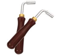 Alipis Dulcimer Tuning Spanner Tool for Quick and Easy Tuning Adjustments for 2pcs Stainless Steel and Rubber Material Precise Adjustment Wrenches Suitable for Musicians and Beginners