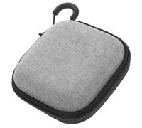 Alipis Earbud Case Hard Shell EVA Electronics Organizer Travel Cable Charger Cord Storage Bag Portable Earphone Holder Small Square 8.5X8.5X3Cm for Chargers and Cords