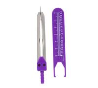 Alipis Ekg Calipers with Ruler for Electrocardiography Iron and Plastic Heart Rhythm Analyzer Caliper Precise Measurement Tool for Doctors and Nurses in Clinical and Teaching Use