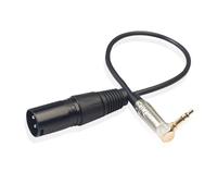 Alipis Elbow Xlr Male to Stereo Audio Adapter Cable with Zinc Alloy Shell for Microphone Smartphone Computer Use