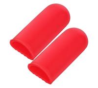 Alipis Electric Scooter Kickstand Cover 2pcs Anti-slip Silicone Foot Rest Sleeve Red Extended Protection for Parking Stand Suitable for Outdoor Scooter Use