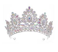 Alipis Elegant Alloy Rhinestone Headband Delicate Prop Stylish Metallic Finish for Women Accessory for Costume Party and Thanksgiving