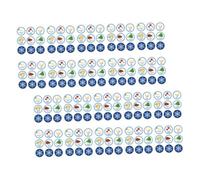 Alipis Elegant Jewish Passover 20 Sheets Hanukkah Stickers Adhesive Sealing Labels for Event Chanukkah Celebration