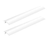 Alipis Essentials Silicone Stove Gap Covers - 21" Heat Resistant Kitchen Gap Filler for Stove & Counter, Easy Clean (2Pcs, White)