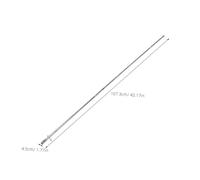 Alipis European Style Floor Lamp Extension Rod Sturdy Lightweight Lamp Stand Pole Accessory for Living Room Bedroom Study Connector Stem for Modern Elegant Outdoor Lighting Part