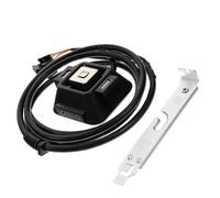 Alipis External Desktop Computer Power Switch with Dual USB and Dual Audio Ports, Atx PC Power Button Extension Cable for Motherboard On/off Control, Black Computer Host Accessory