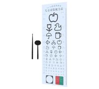 Alipis Eye Chart for Vision Test Visual Screening Board for Wall Standard Eye Exam Tool Designed for Reliable Assessment