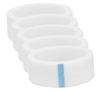 Alipis Eyelash Tape 1.2Cm Wide White for Eyelash Extensions 5 Rolls Breathable Non-Woven Fabric 4.3 Meters Each Roll, Gentle to The Skin, for Lash Techs