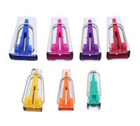 Alipis Fabric Bias Tape Maker to Precision Sewing Edge Binder for Quilting Patchwork Hem Binding Double Fold Tape Tool for Professional Seam Finishing