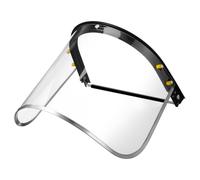 Alipis Face-Shield, Clear Visor with Adjustable Browguard, Professional Safety Visor for Grinding Construction Forestry, Anti-Splash Impact Resistant Facial Mask for Head, Face and Eye Protection