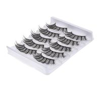 Alipis Fake Lash Women Eyelash Extensions 1 Box Natural-Looking Soft Fiber False Lash for Beginner Girls DIY at Home Easy to Remove