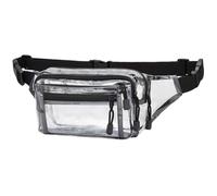 Alipis Fanny Pack Waist Bag for Gym Workout and Jogging Multi-Function Sports Waist Pouch with Adjustable Shoulder Strap PVC Material Simple Design
