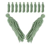 Alipis Fish Breeding Mop Suitable as Resting Spot and Breeding Substrate 12pcs Woolen Yarn Material for Aquarium and Green Colour for Angelfish and Shrimp in Fish Farming and Home Tanks