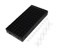 Alipis Fish Tank Divider Set Plastic Aquarium Separator Panel with Croppable Design and Disease Isolation Function Suitable for Tank and Fish Breeding Random Color