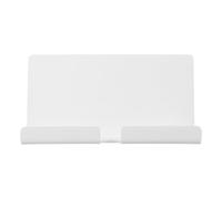 Alipis Flat Panel Wall Mount Holder for Smartphone Tablet E-readers Adhesive Acrylic Stand Charging Hole Cable Management Groove for Bedroom Kitchen