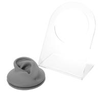 Alipis Flexible Silicone Right Ear Model for Jewelry Display and Piercing Practice, Lightweight Soft Ear for Earrings Storage and Enhanced Realism in Beauty Education